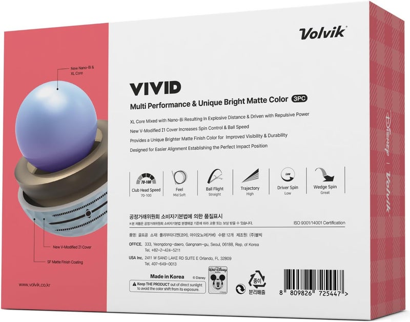 Volvik Vivid Disney Golf Ball Gift Sets (One Dozen) - Image 4